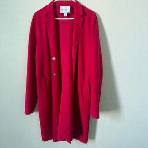 Carolina Belle Buttery Soft Barbiecore Minimalist Long Open Women’s Cardigan